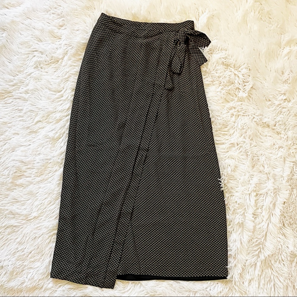 Banana Republic Midi Wrap Skirt